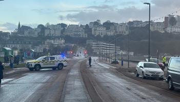 Torquay seafront cordoned off in 'bomb' alert