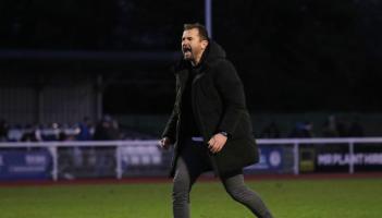 Paul Wotton celebrates at Enfield. Pic from PPAUK