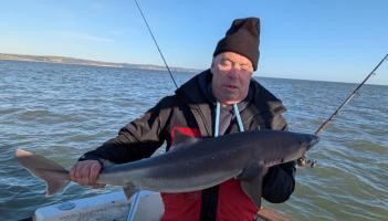 Darren Phipps with a 16lbs 7oz Spurdog