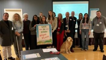 Torquay students work with MP to launch Torbay Charter aimed at making workplaces safer for women