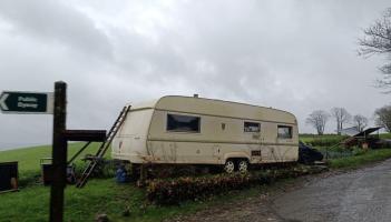 Council evicts people from unauthorised South Devon caravan site after years of complaints