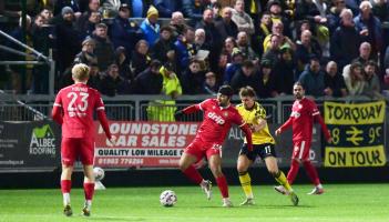 Torquay United beaten at Worthing. Pic from PPAUK