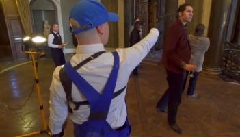 The day the Chuckle Brothers went on the rampage in Oldway Mansion