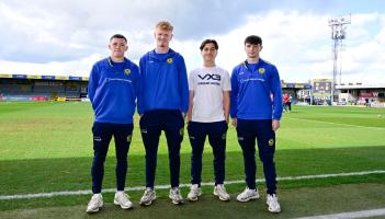 SDC College players at Plainmoor. Pic from PPAUK
