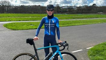 Harrison Wood rehab at the Velopark