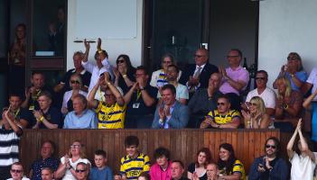 The Directors' Box at Torquay United. Pic from PPAUK