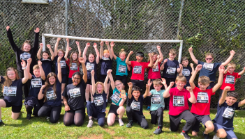 Three cheers from the Lift Barton Hill children 