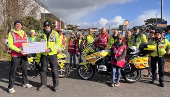 Blood Bikes at Torbay Velopark