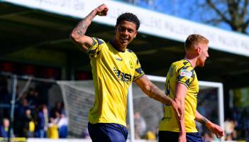 Goal celebrations for Reece Evans. Pic from PPAUK