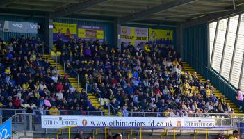 A packed Plainmoor dreaming of promotion. Pic from PPAUK