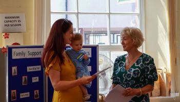 Dame Andrea's praise for Torbay's Family Hubs