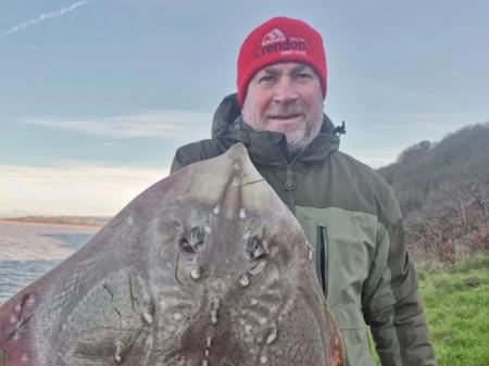 Paul Down with a 10lb 14oz Thornback Ray