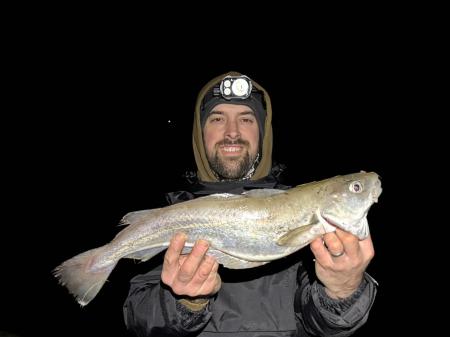 Luke Rossiter with a Whiting of 4lbs 8oz