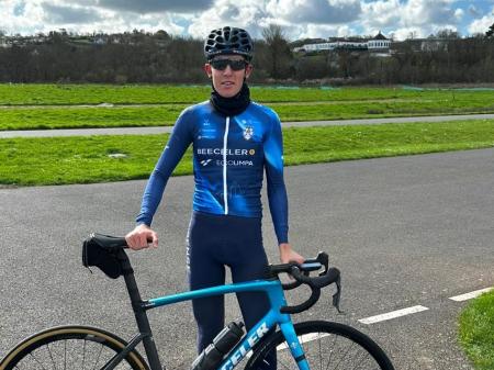 Harrison Wood rehab at the Velopark