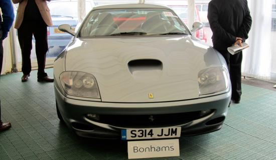 Paul Jolly sold this Ferrari at a physical classic car auction Pic Paul Jolly
