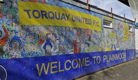 Torquay United welcome board Pic Guy Henderson