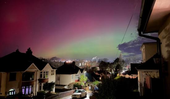 Northern Lights spotted over Torbay in rare overnight display
