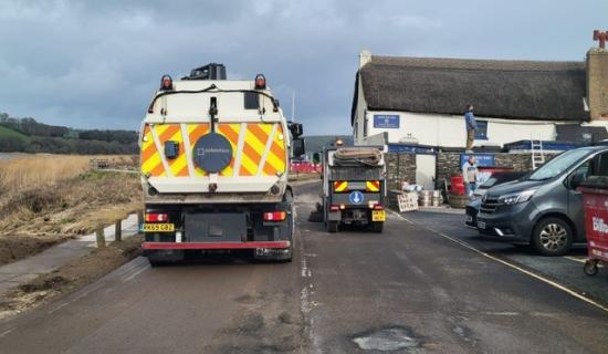 Torcross reopens key facilities after storm damage