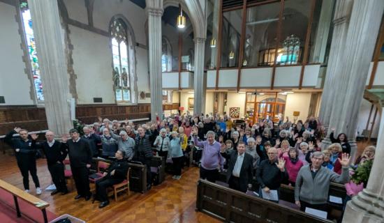Torquay singers join 100-strong 'Big Sing' to support local charity