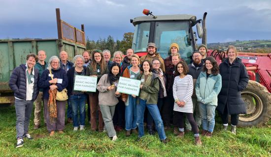South Devon farmers push for basic income trial to secure future of local food