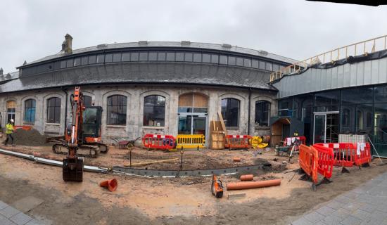 Newton Abbot's revamped Market Hall almost complete