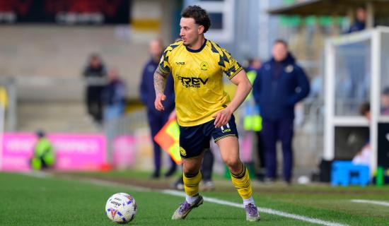 Torquay United winger Dylan Morgan. Pic from PPAUK