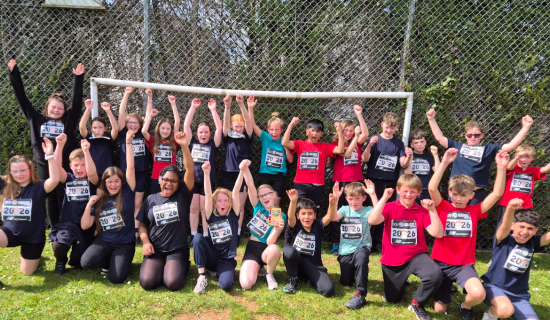 Three cheers from the Lift Barton Hill children 