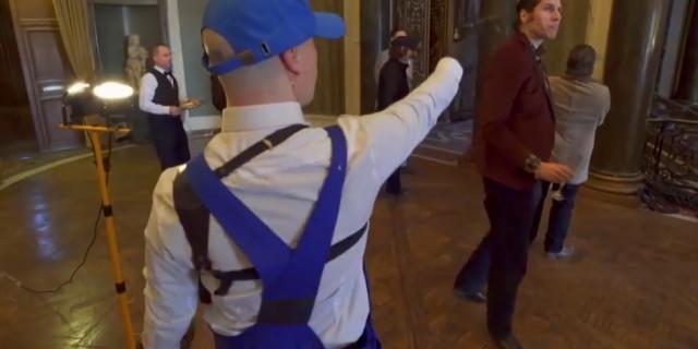 The day the Chuckle Brothers went on the rampage in Oldway Mansion