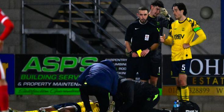 The walking wounded at Plainmoor. Pic from PPAUK