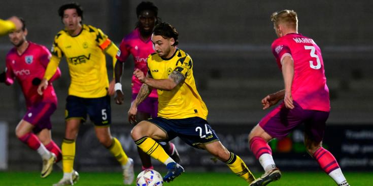 Torquay United v Tonbridge Angels. Pic from PPAUK