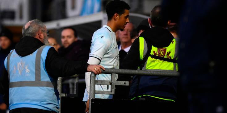 Louis Dennis heading down the tunnel. Pic from PPAUK