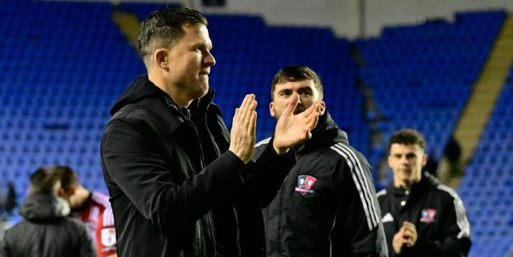 Exeter City manager Gary Caldwell. Pic from PPAUK