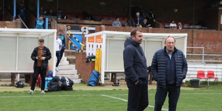 Paul Wotton and Neil Warnock. Pic from PPAUK