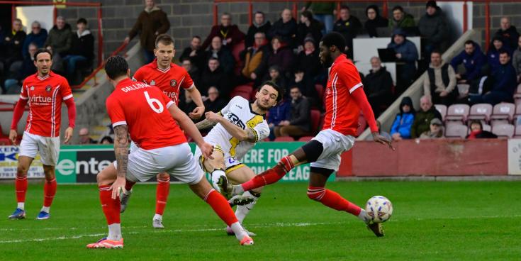 Torquay United beaten at Ebbsfleet. Pic from PPAUK