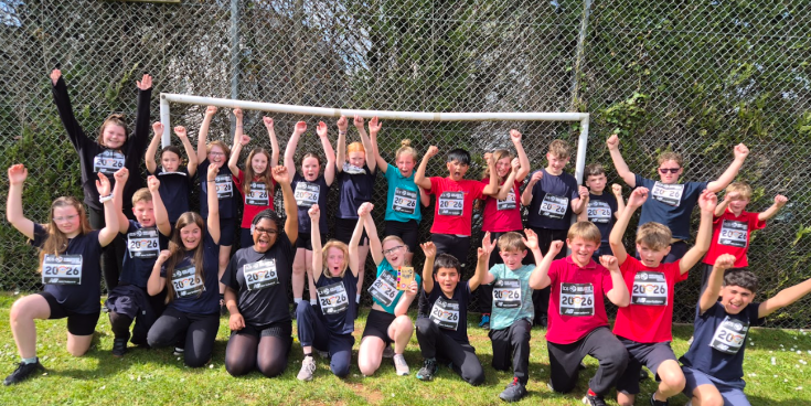 Three cheers from the Lift Barton Hill children 