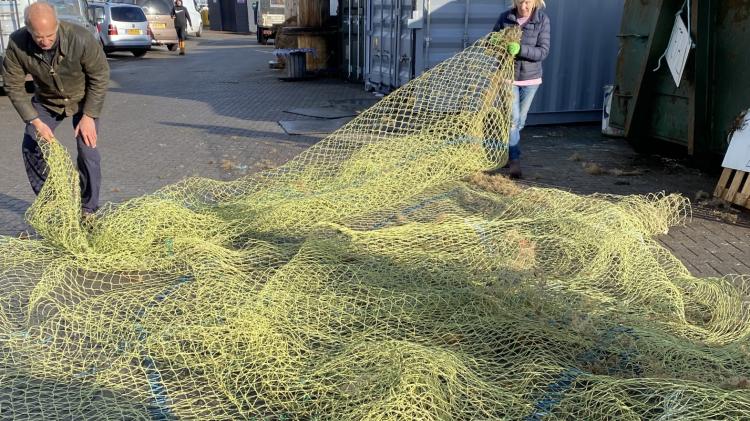 Brixham Fishing nets to help Ukraine people