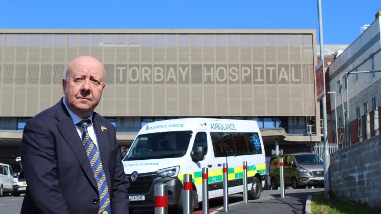 Torbay MP Steve Darling voices concerns over war impact and local health services