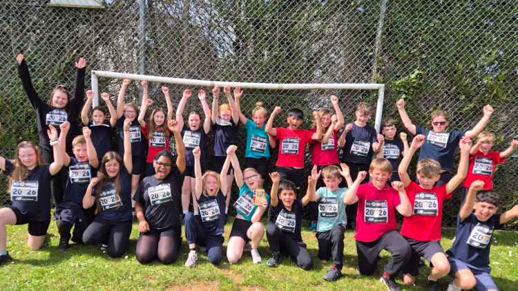 Three cheers from the Lift Barton Hill children 