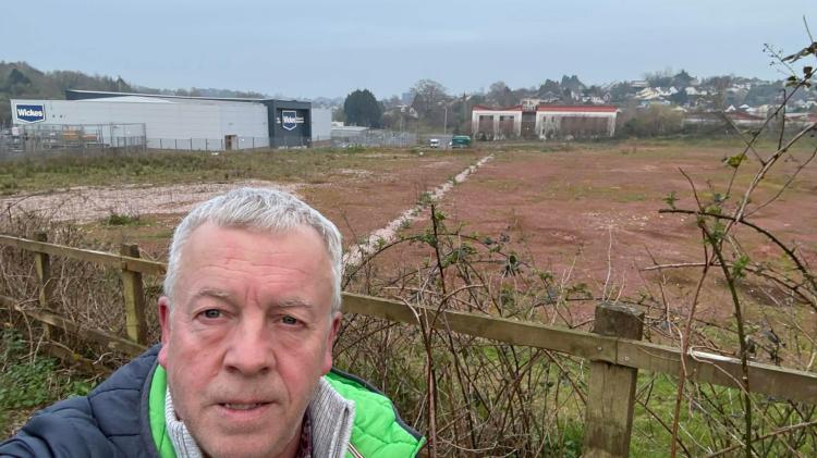 Darren Cowell had concerns over the land earmarked for employment