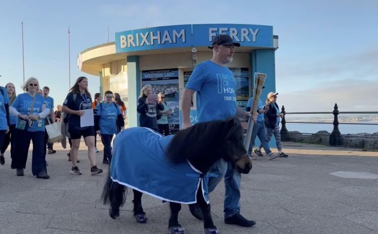 Baton of Hope relay brings powerful message to Torbay