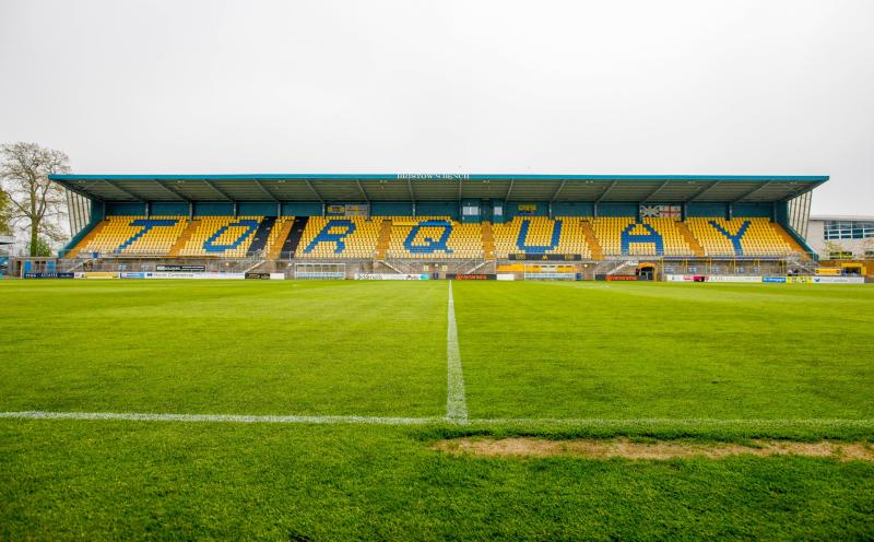 Torquay United's home ground Plainmoor (Credit: PPAUK/Pinnacle)