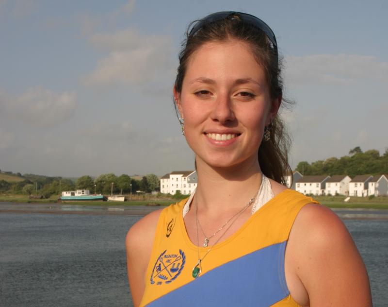 Keira Brueton of Paignton Rowing Club
