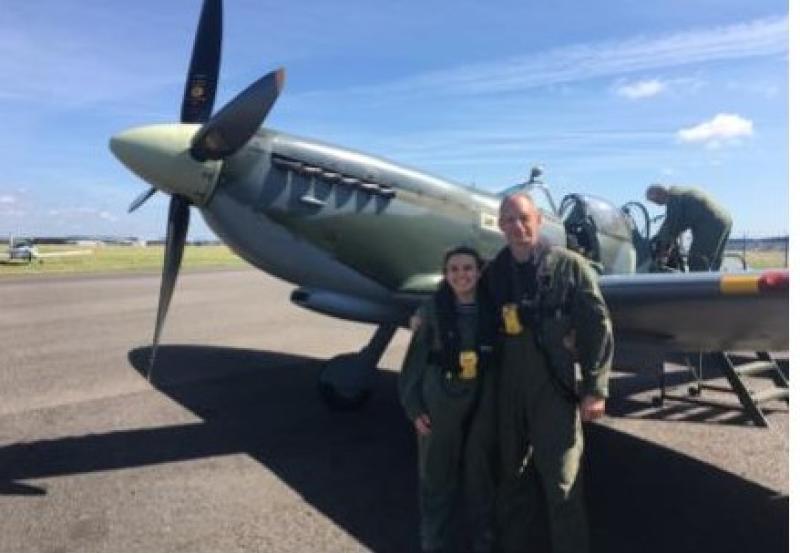Flight in a Spitfire