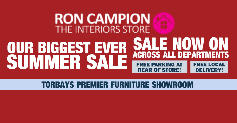 Have you spotted the incredible deal in the Summer Sale at Ron Campion? 