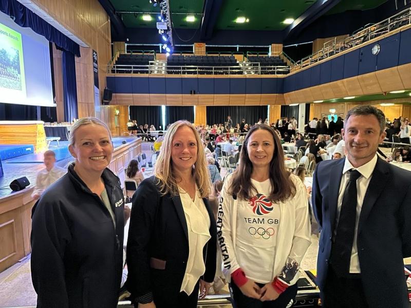 Awards ceremony at Newton Abbot College