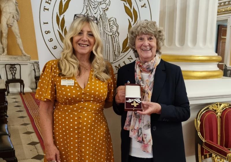 Debbi Shotton (left) and Pat Goss