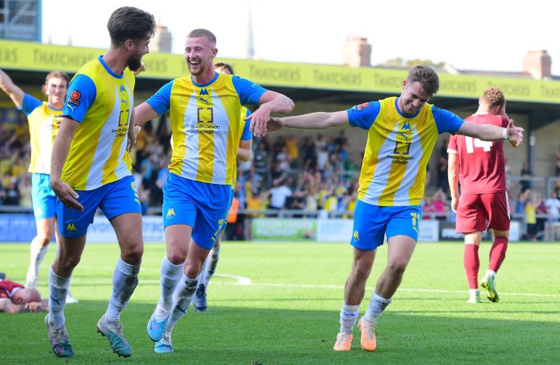 Goal celebrations for Torquay United PPAUK