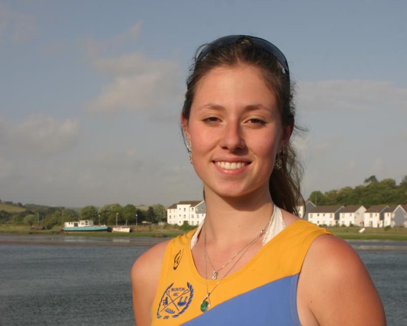 Keira Brueton of Paignton Rowing Club