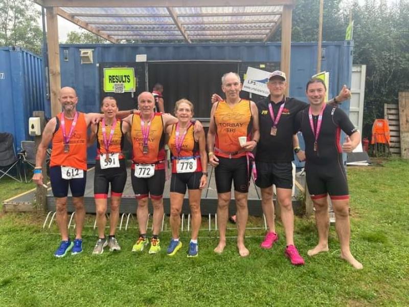 Torbay Tri Club Cotswold team