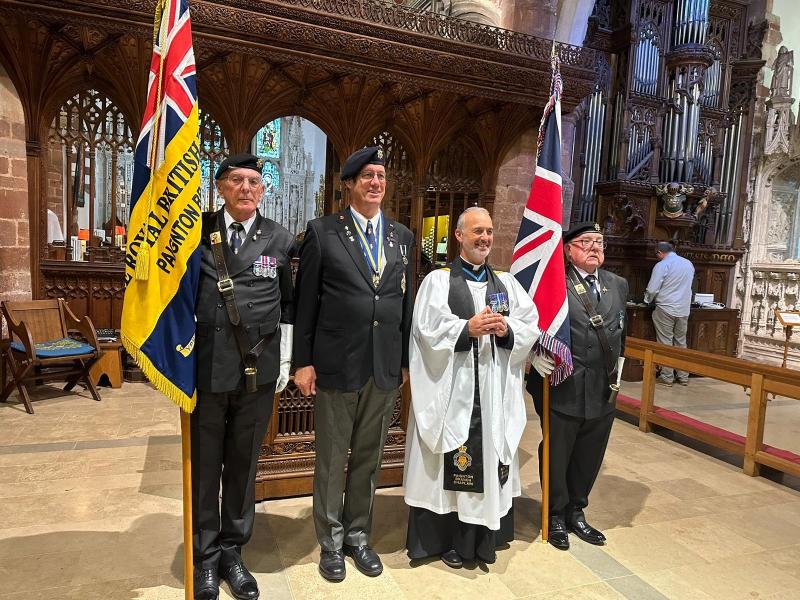 Father Neil Knox and Paignton RBL